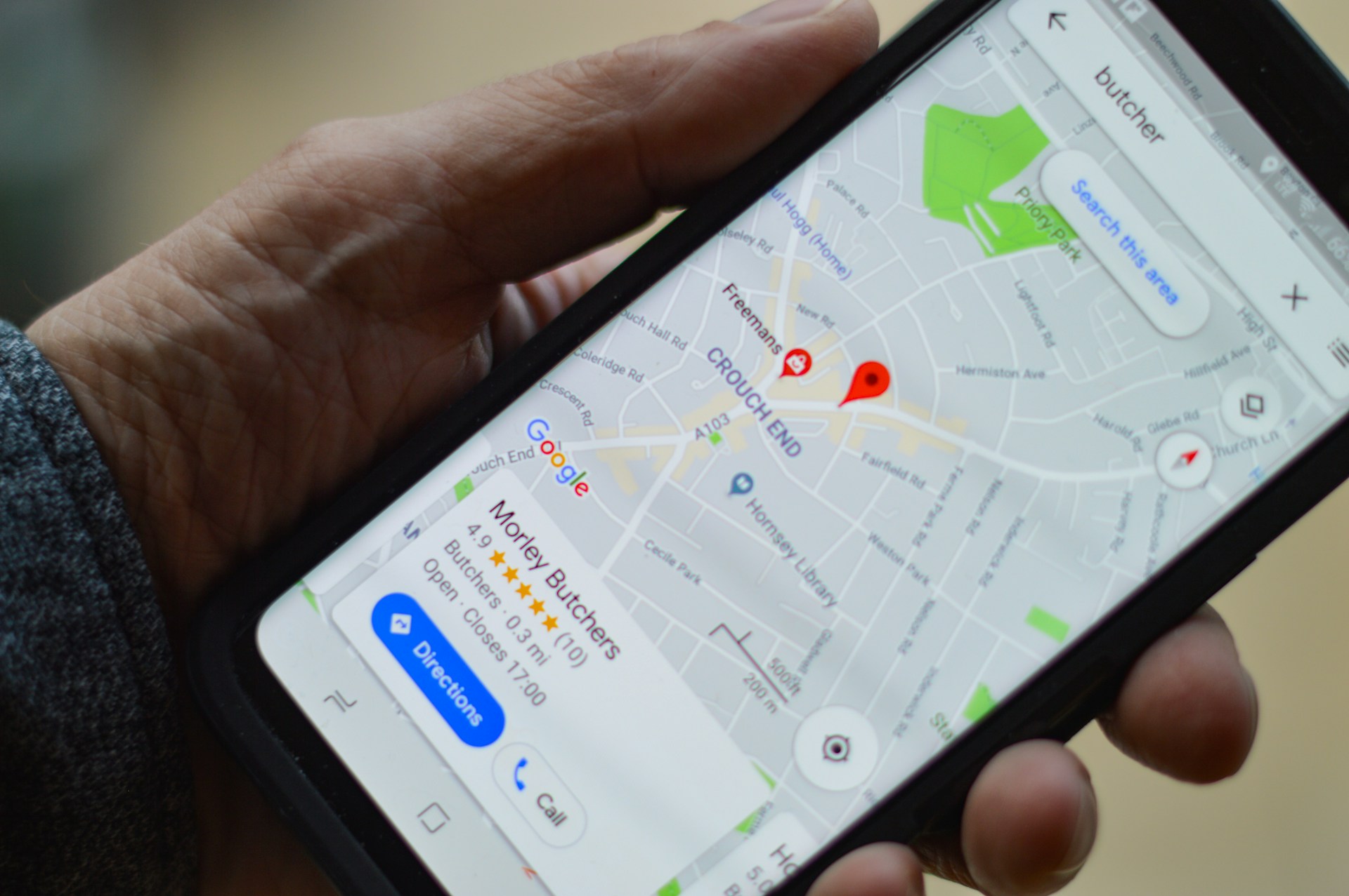 Google Maps local